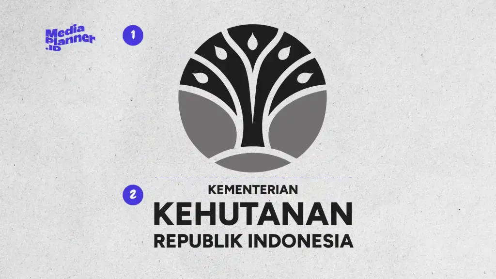 Pembagian logo Kementerian Lingkungan Hidup dan Kehutanan baru 2024