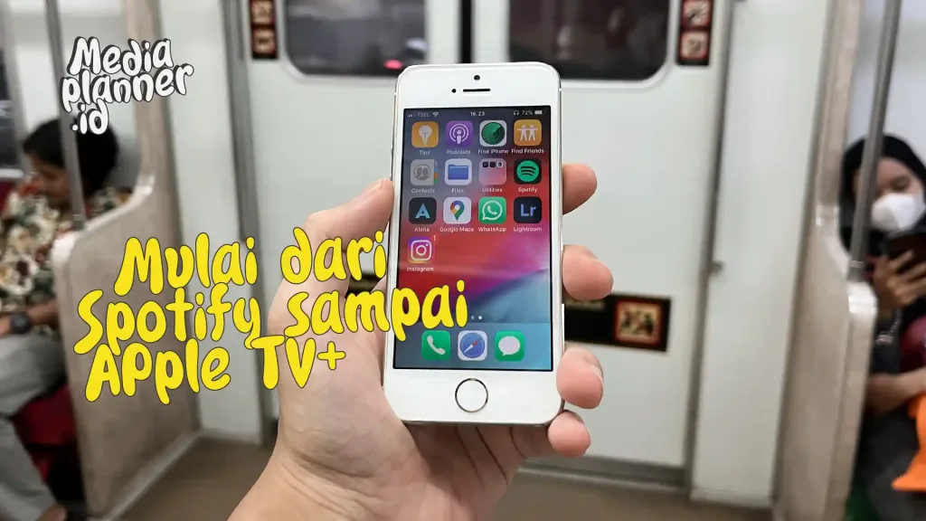 Menggunakan iphone 5s tahun 2024 saat menaiki commuter line