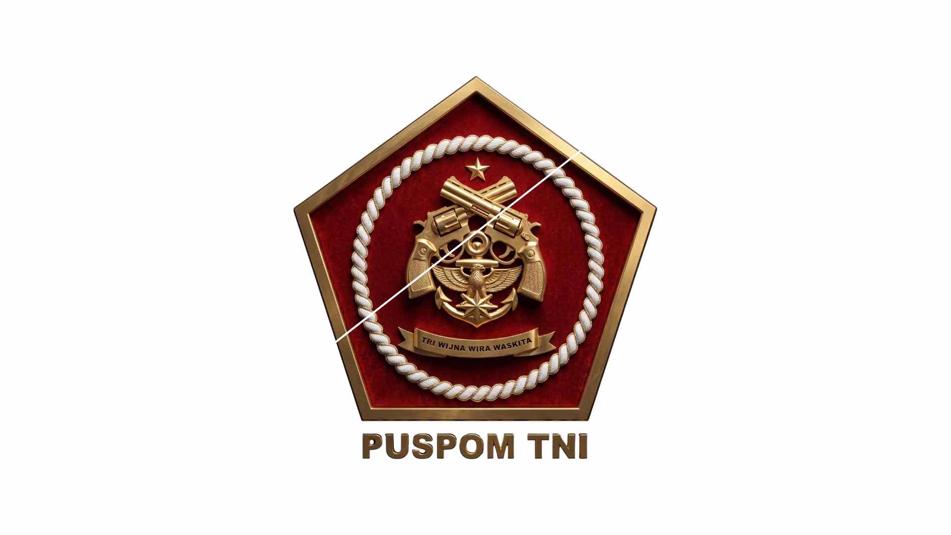 Download logo PUSPOM TNI background transparan